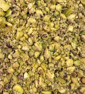 Pistachenoten gemalen