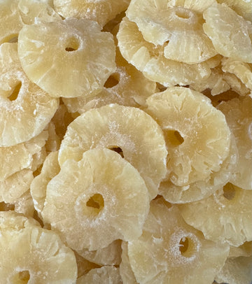 Ananas ringen gezoet