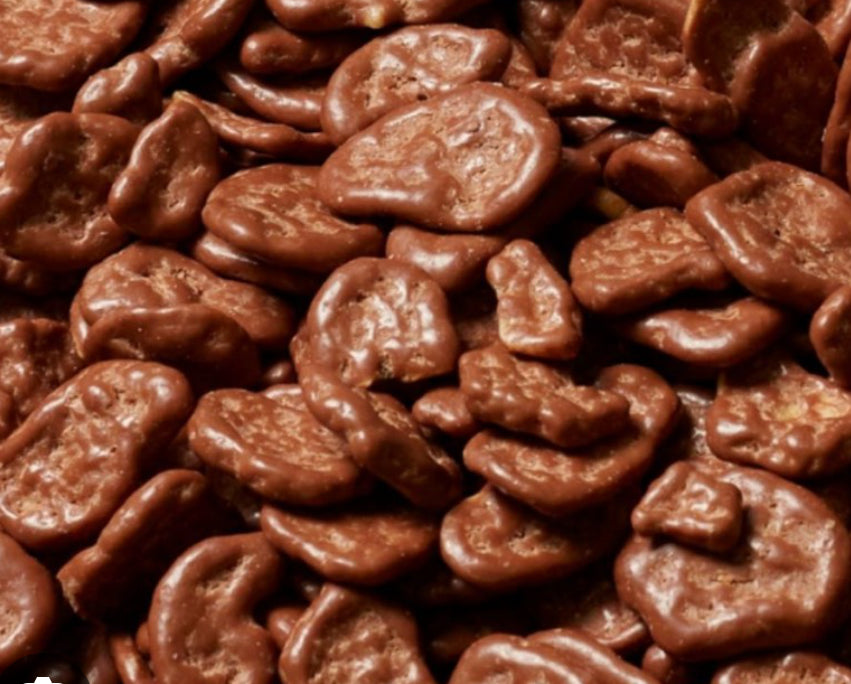 Chocolade bananenchips