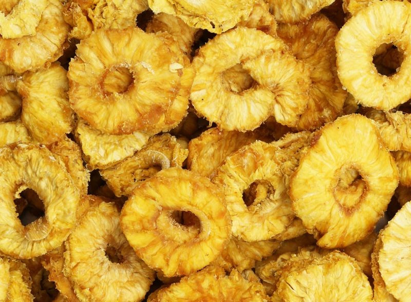 Ananas ringen ongezoet