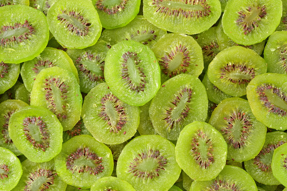 Kiwi schijfjes gezoet